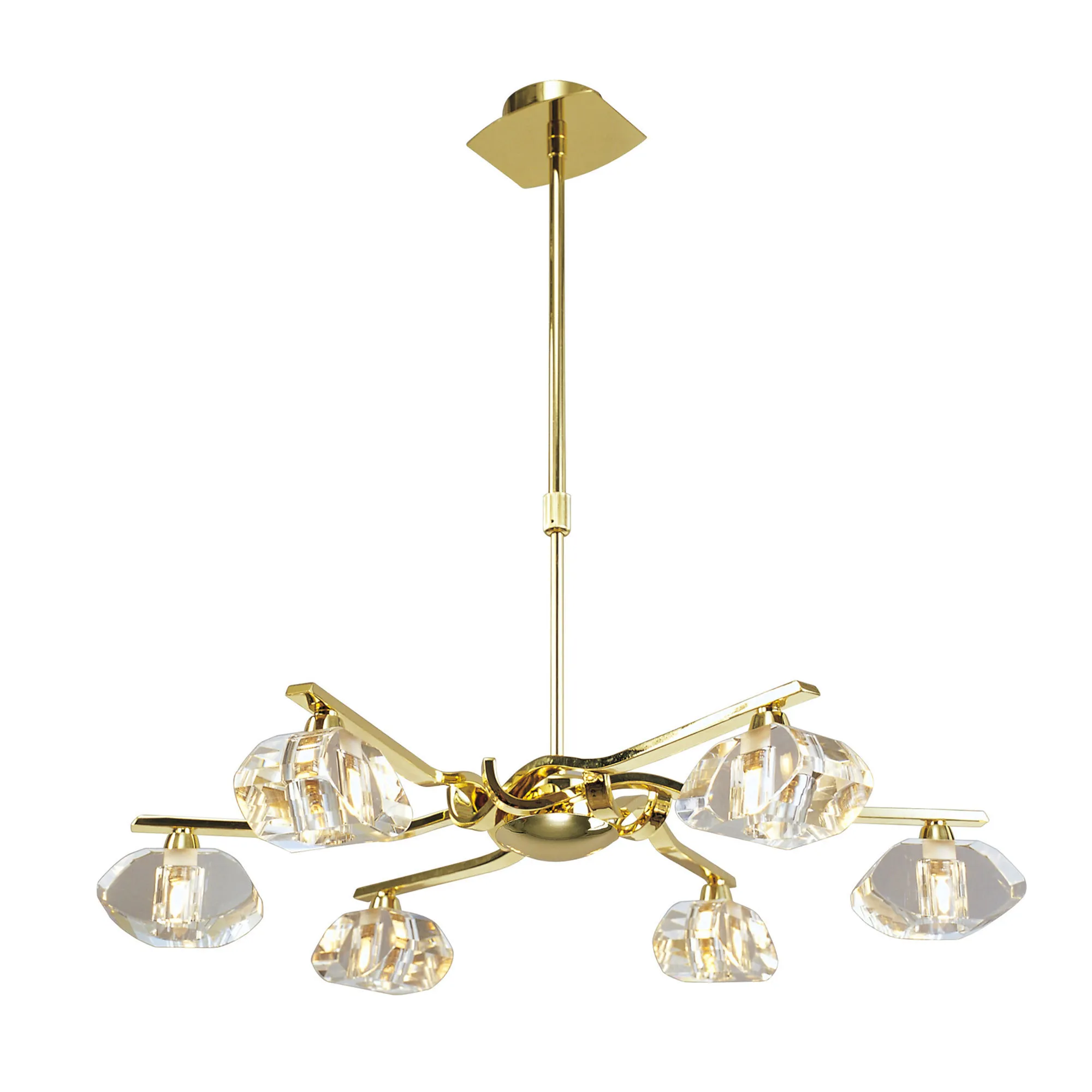 Alfa Polished Brass Ceiling Lights Mantra Multi Arm Fittings Alfa Polished Brass Ceiling Lights Mantra Multi Arm Fittings